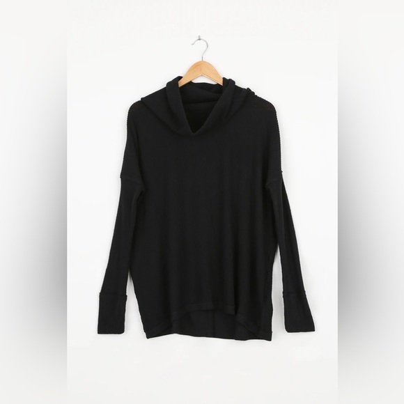 NWT Free People Juicy Long Sleeve Black - Picture 7 of 10